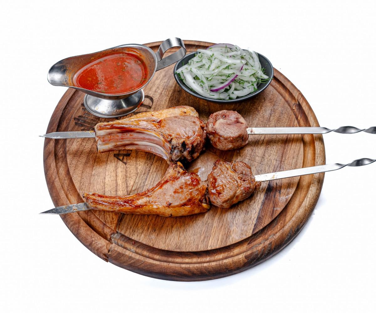 Шашлык из бараньей корейки 120 гр