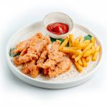 Нагетсы с картофелем фри